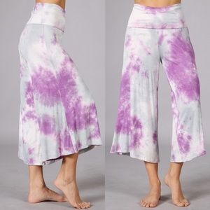 🔜 New! Tie Dye Wide Leg Gaucho Pants